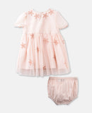 Maria Starfish Patched Tulle Dress
