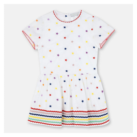 Girls Embroidered Stars Dress