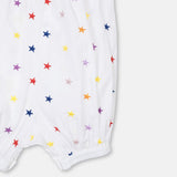 Baby Girls Embroidery Stars All-In-One
