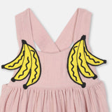 Baby Girls Banana Badges All-In-One