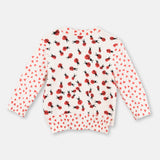 Ladybug Print Sweater