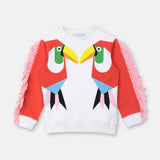 Girls Toucan Print Sweater