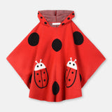 Ladybug Knit Poncho