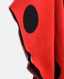 Ladybug Knit Poncho