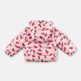 Baby Girls Ladybug Print Puffer Jacket