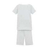 Girls Short Sleeve Pajamas with Bermuda Shorts