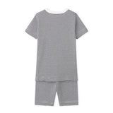 Boys Short Sleeve Pajamas with Milleraies Stripes