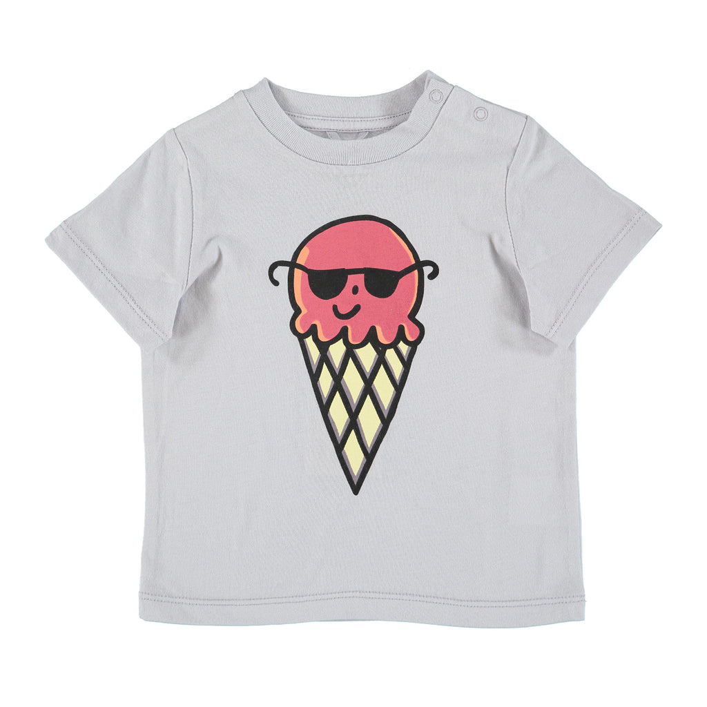 Baby Girls Ice Cream with Sunglasses Tee