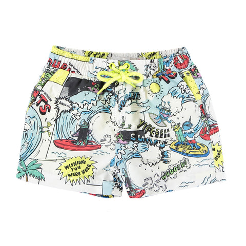 Taylor All Over Print Swim Shorts