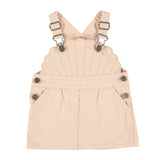 Melon Pink Dungaree Dress