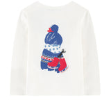 Winter Girl Front-and-Back Graphic T-Shirt