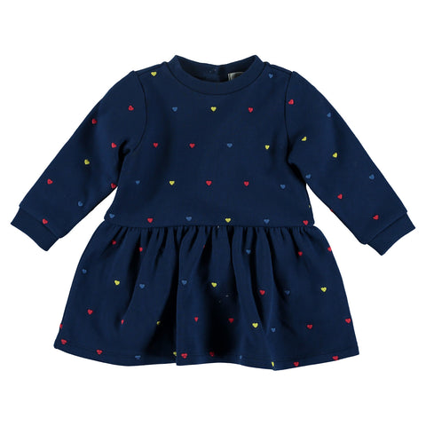 Baby Girls Multicolor Hearts Dress