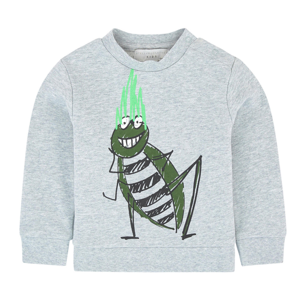 Baby Boy Hand Drawn Bug Sweatshirt