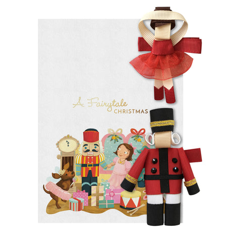 Fairytale Christmas Hair Clipper Gift Set  – Ballerina and Nutcracker