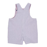 Baby Boys Seersucker Reversible Shortall