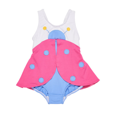 Girls Ladybug Swimsuit