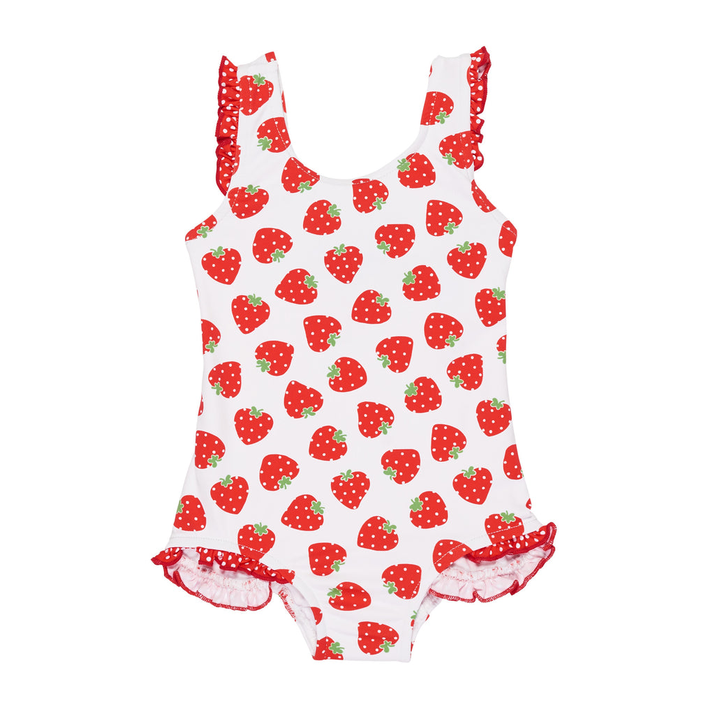 Girls Strawberry Swimsuit