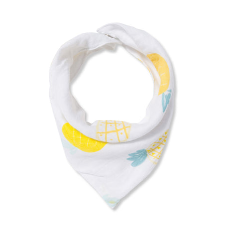 Bamboo Muslin Bib - Pineapple