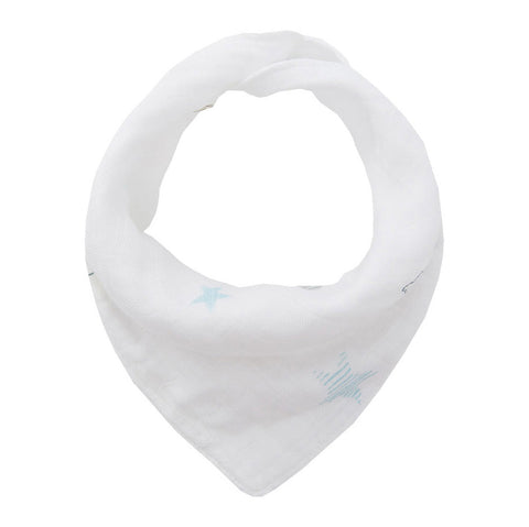 Bamboo Muslin Bandana Bib - Starry Night