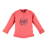 Girls Octopus Print T-shirt