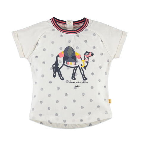 Girls Camel T-shirt