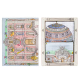 Organic Mini Swaddles Gift Set - Hot Air Balloons+Monceau Mansion