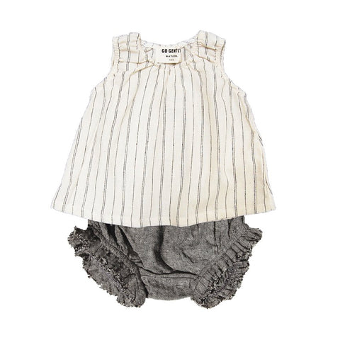 Woven Stripe Baby Set