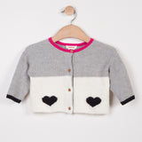 Reversible Woolly Cardigan with Charming Design