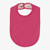 Baby Girls Reversible Llama Printed Bib