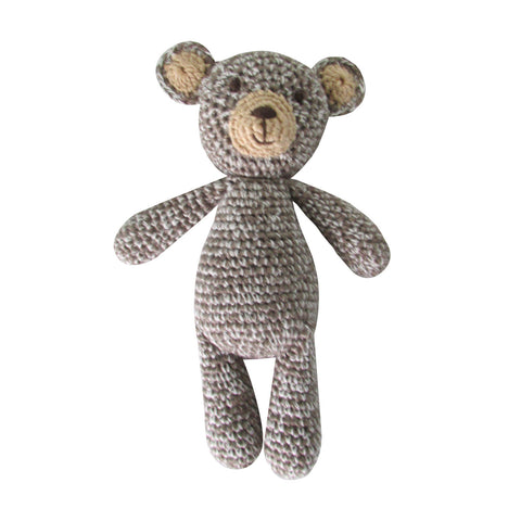 Crochet Bear Rattle Toy