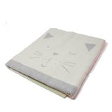 Cat with Patches Blanket
