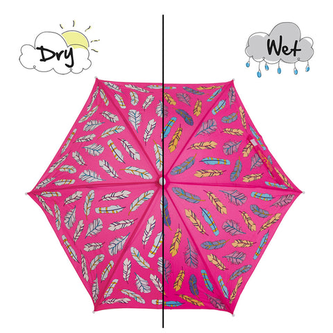 Feather Colour Changing Umbrella