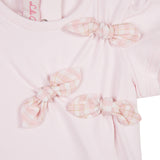 Girls Pink Bow T-Shirt