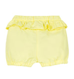 Baby Girls Yellow Shorts