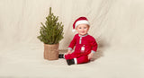 Ski Santa Coverall with Faux Leather Boots