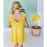 Girls Yellow Summer Dress