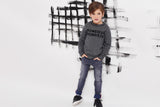 Boys Herringbone Woollen Sweater