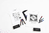 Customizable T-shirt to Color Up Jeanbourget x Posca