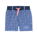 Baby Boys Bicycle Print Oxford Shorts