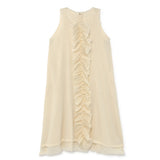 Girls Muslin Ruffle Dress