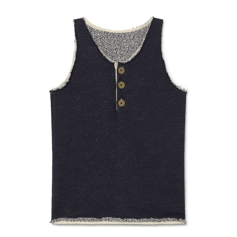 Denim Jersey Vest