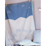 Eco Kids Blue Counting Sheep Blanket