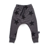 Charcoal Star Baggy Pants