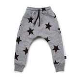 Heather Grey Star Baggy Pants