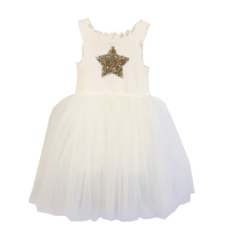 Girls Tutu Dress - Ivory