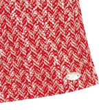 Girls Red Herringbone Shorts