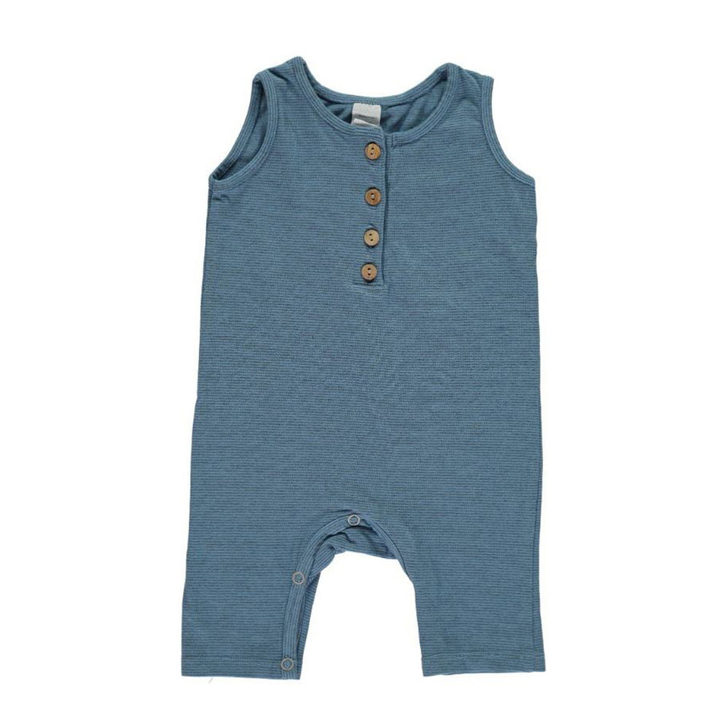 Gomera-Striped Cotton Romper