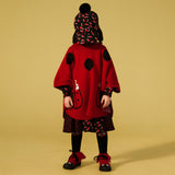 Ladybug Knit Poncho