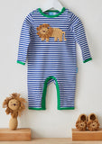 Baby Boys Crochet Lion Romper