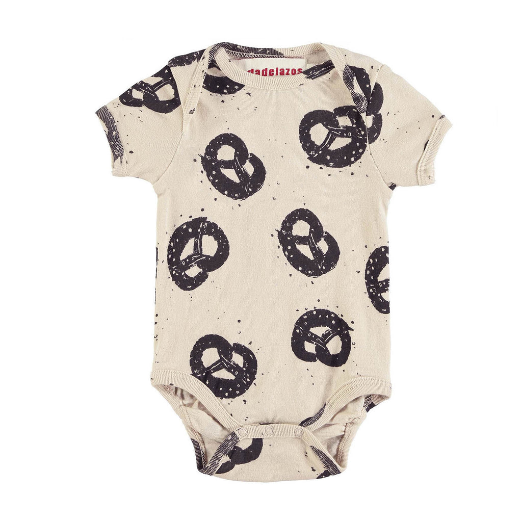 Organic Cotton Pretzel Print Bodysuit